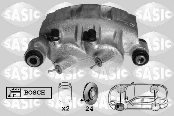 Sasic 6504026 - Bremžu suports www.autospares.lv