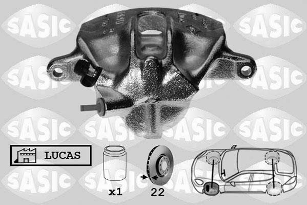 Sasic 6504028 - Brake Caliper www.autospares.lv