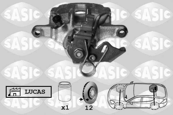 Sasic 6504023 - Тормозной суппорт www.autospares.lv