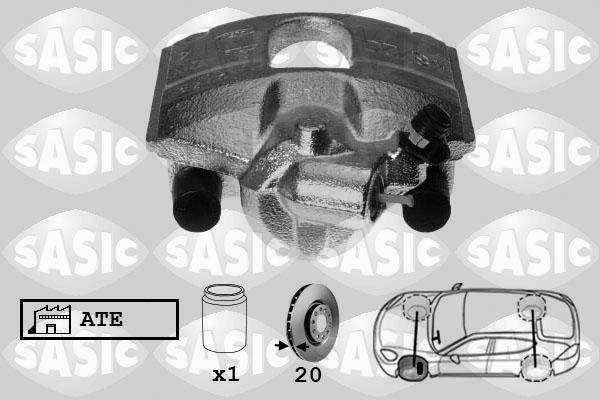 Sasic 6506094 - Тормозной суппорт www.autospares.lv