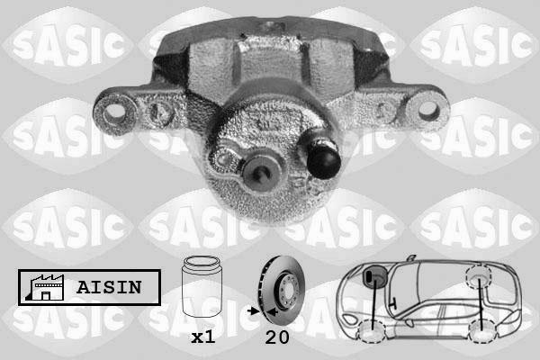 Sasic 6506093 - Bremžu suports www.autospares.lv