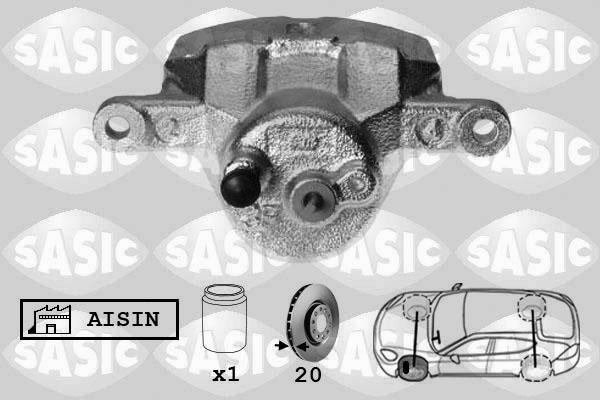 Sasic 6506092 - Bremžu suports www.autospares.lv