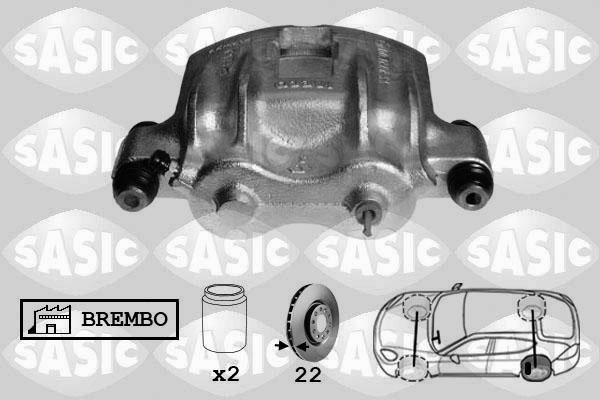 Sasic 6506041 - Bremžu suports www.autospares.lv