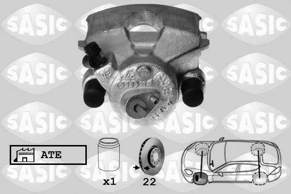 Sasic 6506004 - Bremžu suports autospares.lv