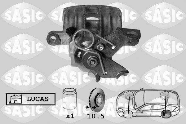 Sasic 6506002 - Bremžu suports www.autospares.lv