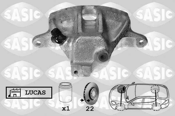 Sasic 6506019 - Brake Caliper www.autospares.lv