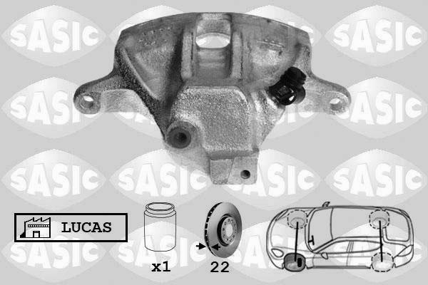 Sasic 6506018 - Тормозной суппорт www.autospares.lv