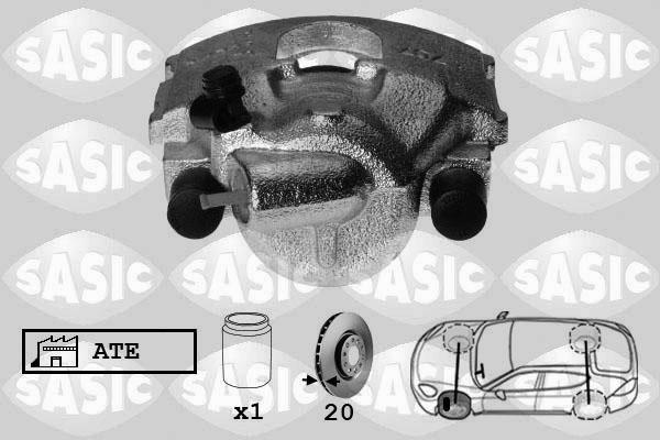 Sasic 6506024 - Bremžu suports www.autospares.lv