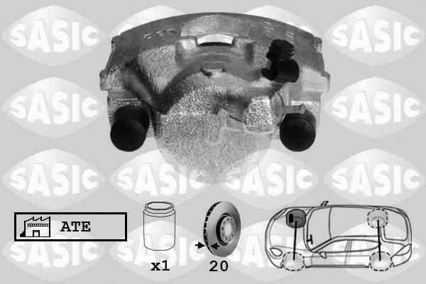 Sasic 6506025 - Тормозной суппорт www.autospares.lv