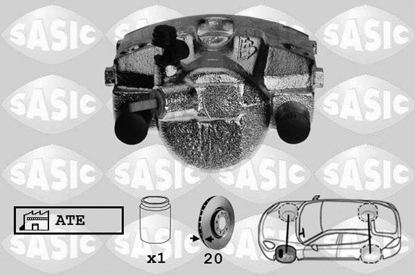 Sasic 6506020 - Bremžu suports www.autospares.lv