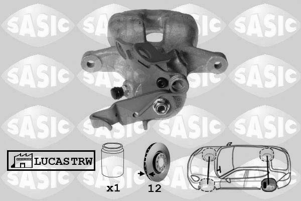 Sasic 6506192 - Bremžu suports www.autospares.lv