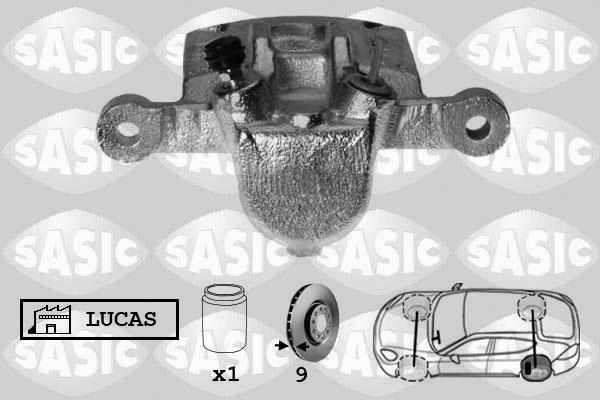 Sasic 6506154 - Brake Caliper www.autospares.lv