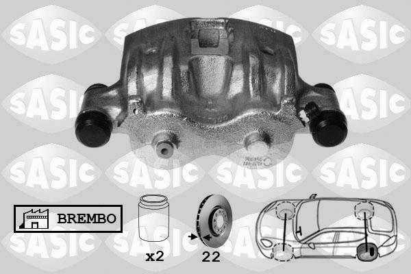 Sasic 6506160 - Bremžu suports www.autospares.lv