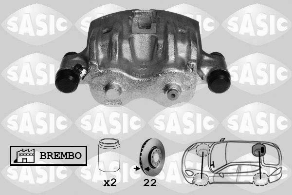 Sasic 6506161 - Bremžu suports www.autospares.lv