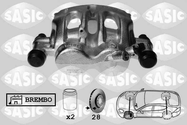 Sasic 6506168 - Bremžu suports autospares.lv