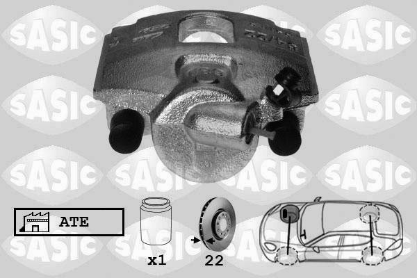 Sasic 6506109 - Brake Caliper www.autospares.lv