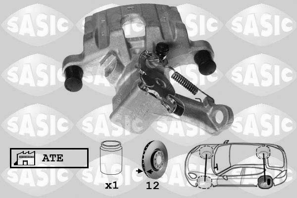 Sasic 6506104 - Brake Caliper www.autospares.lv