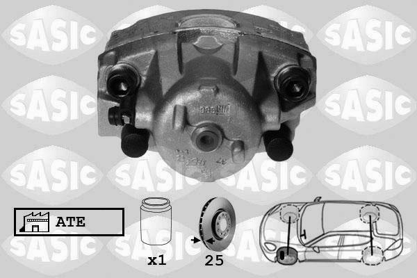 Sasic 6506102 - Bremžu suports www.autospares.lv