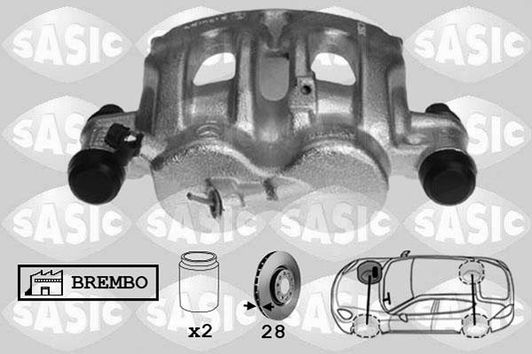 Sasic 6506185 - Bremžu suports www.autospares.lv