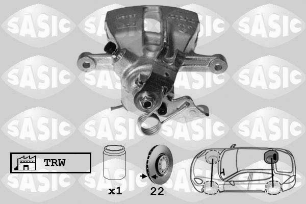 Sasic 6506135 - Тормозной суппорт www.autospares.lv