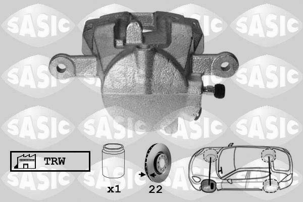 Sasic 6506178 - Bremžu suports www.autospares.lv