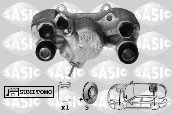 Sasic 6506205 - Bremžu suports www.autospares.lv