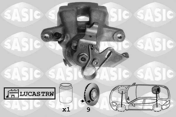 Sasic 6500053 - Bremžu suports www.autospares.lv