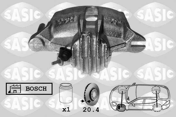 Sasic 6500006 - Bremžu suports www.autospares.lv