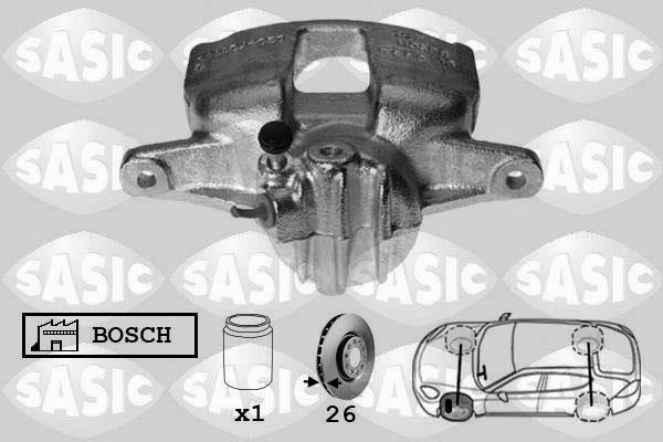 Sasic 6500008 - Bremžu suports www.autospares.lv