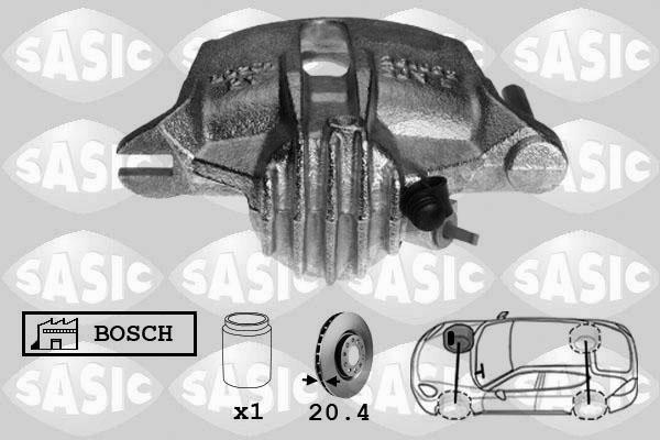 Sasic 6500007 - Bremžu suports www.autospares.lv