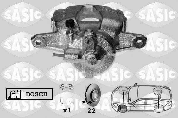 Sasic 6500038 - Bremžu suports www.autospares.lv