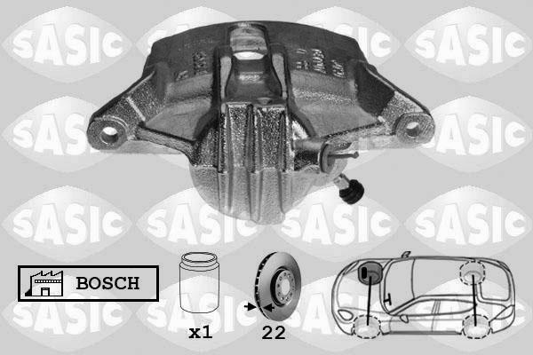 Sasic 6500023 - Bremžu suports www.autospares.lv