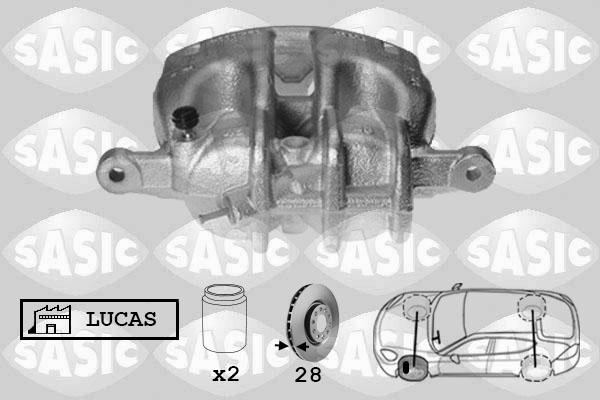 Sasic 6500078 - Bremžu suports www.autospares.lv