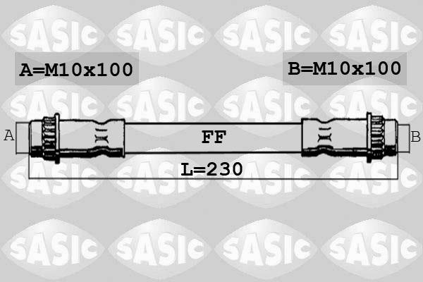 Sasic 6604031 - Bremžu šļūtene www.autospares.lv