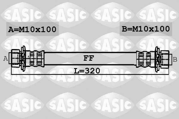 Sasic 6606059 - Bremžu šļūtene autospares.lv