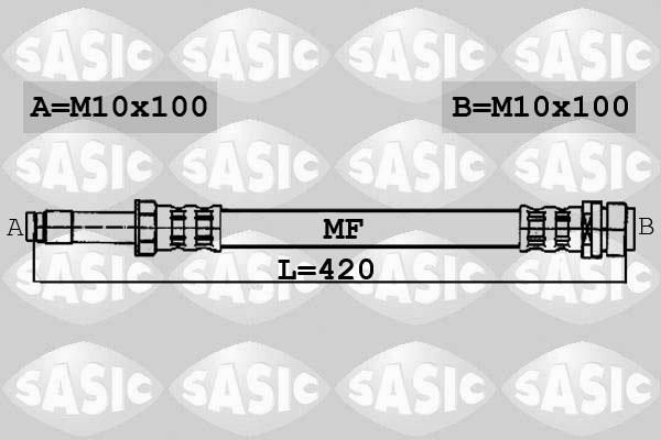 Sasic 6606003 - Bremžu šļūtene www.autospares.lv