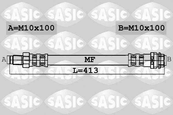 Sasic 6606007 - Bremžu šļūtene www.autospares.lv