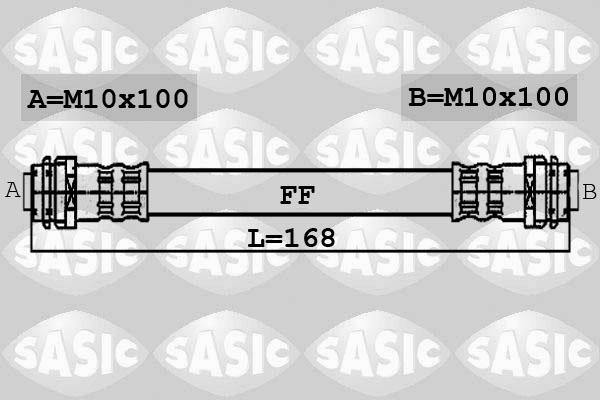 Sasic 6606010 - Bremžu šļūtene www.autospares.lv