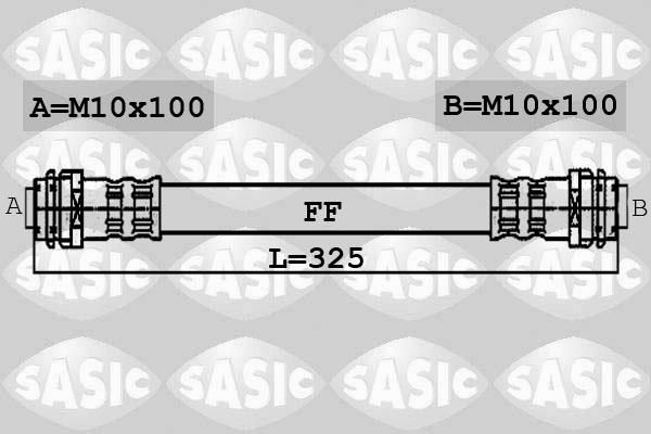 Sasic 6606085 - Bremžu šļūtene autospares.lv