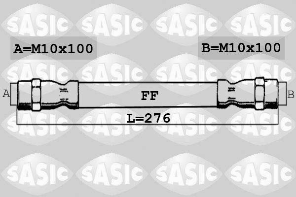 Sasic 6606145 - Bremžu šļūtene www.autospares.lv