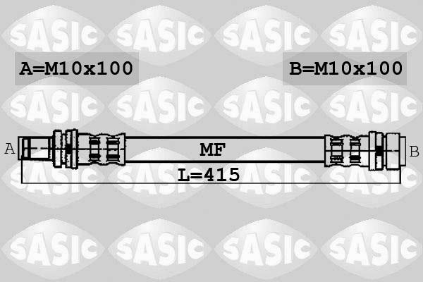 Sasic 6606218 - Bremžu šļūtene www.autospares.lv