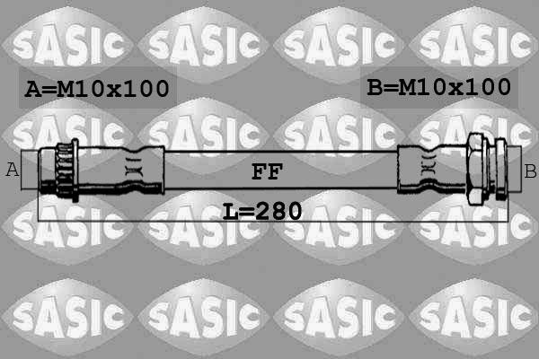 Sasic 6600018 - Bremžu šļūtene www.autospares.lv