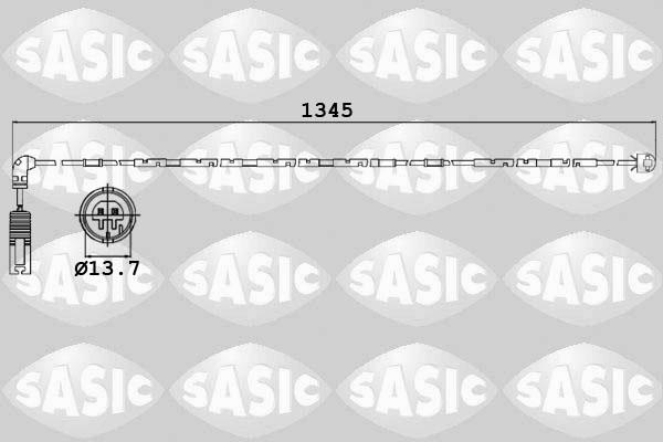 Sasic 6236012 - Indikators, Bremžu uzliku nodilums autospares.lv