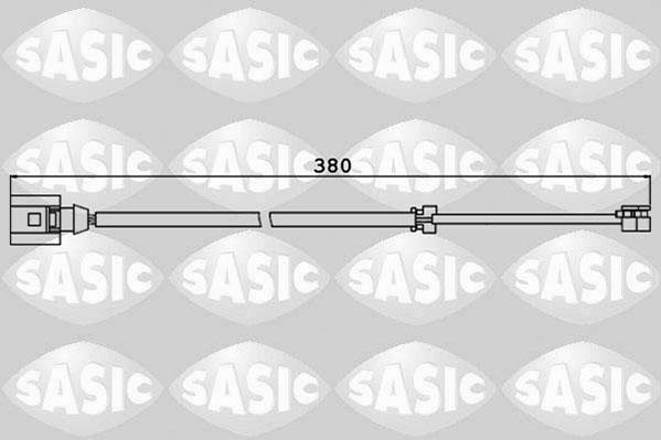 Sasic 6236039 - Indikators, Bremžu uzliku nodilums www.autospares.lv