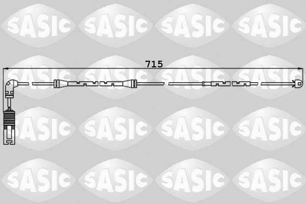 Sasic 6236032 - Indikators, Bremžu uzliku nodilums www.autospares.lv