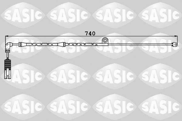 Sasic 6236020 - Indikators, Bremžu uzliku nodilums www.autospares.lv