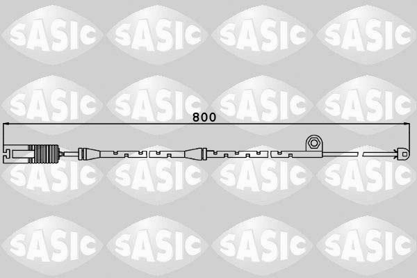 Sasic 6236028 - Indikators, Bremžu uzliku nodilums www.autospares.lv