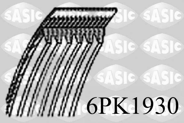 Sasic 6PK1930 - Ķīļrievu siksna autospares.lv