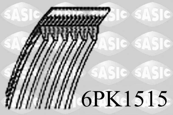 Sasic 6PK1515 - Ķīļrievu siksna autospares.lv