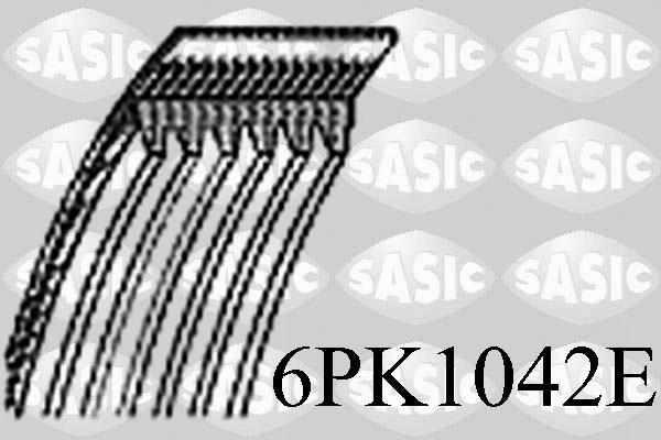 Sasic 6PK1042E - Ķīļrievu siksna www.autospares.lv